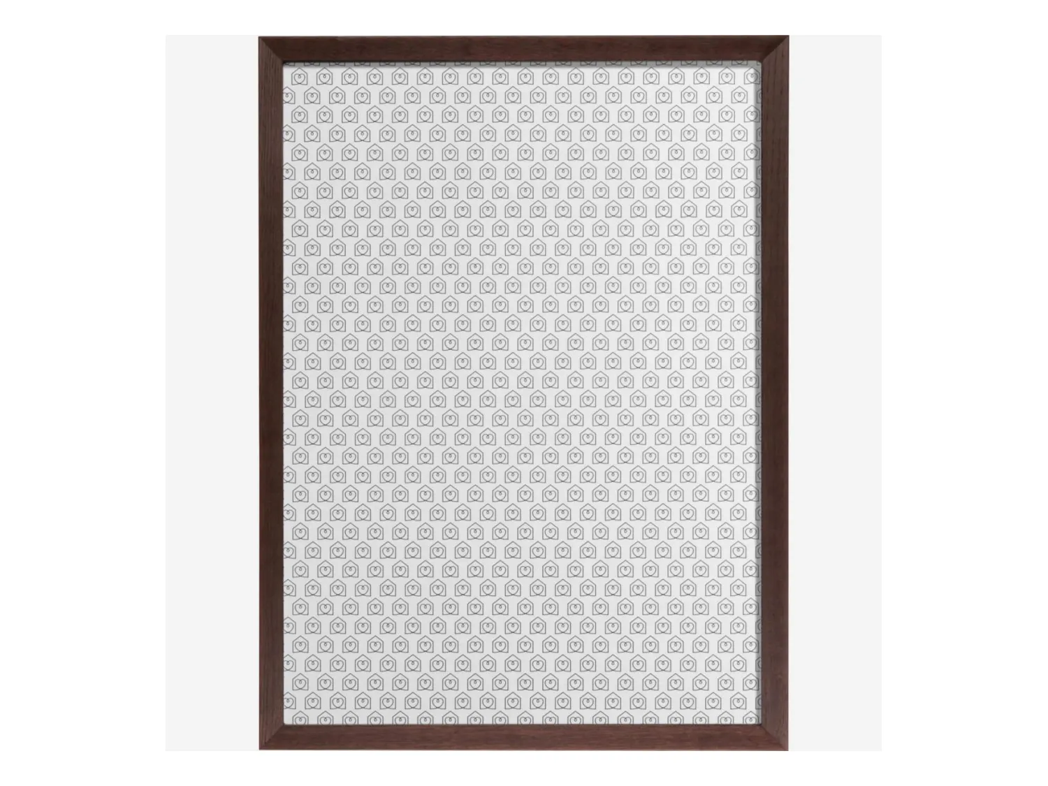 Habitat - Cadre mural en bois - 50 x 70 cm - Wengué (Lot de 2) - Rona