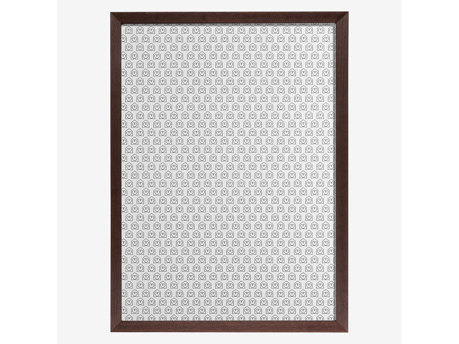 Habitat - Cadre mural en bois - 50 x 70 cm - Wengué (Lot de 2) - Rona