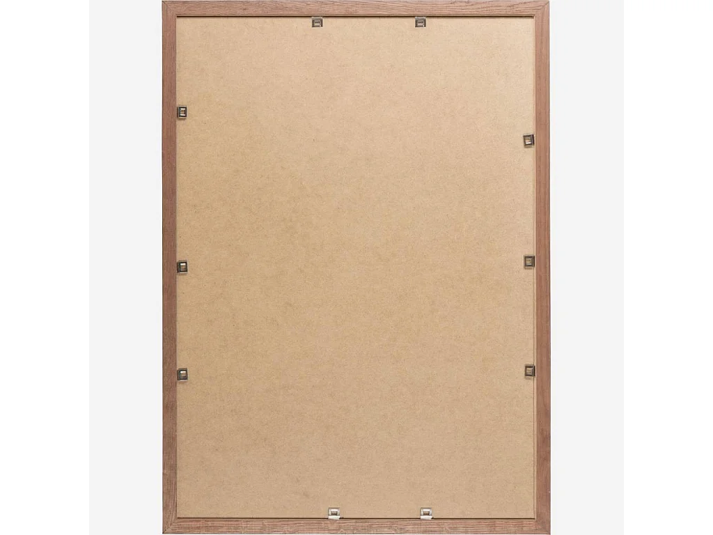 Habitat - Cadre mural en bois - 50 x 70 cm - Wengué (Lot de 2) - Rona