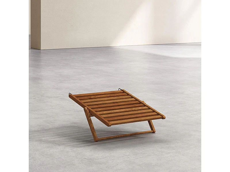 Habitat - Structure de repose-pieds en chêne pour chilienne - Naturel - Maui