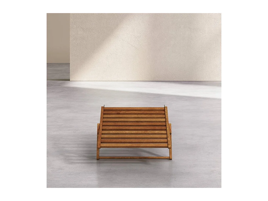 Habitat - Structure de repose-pieds en chêne pour chilienne - Naturel - Maui