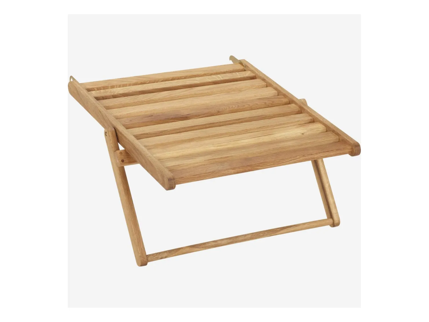 Habitat - Structure de repose-pieds en chêne pour chilienne - Naturel - Maui