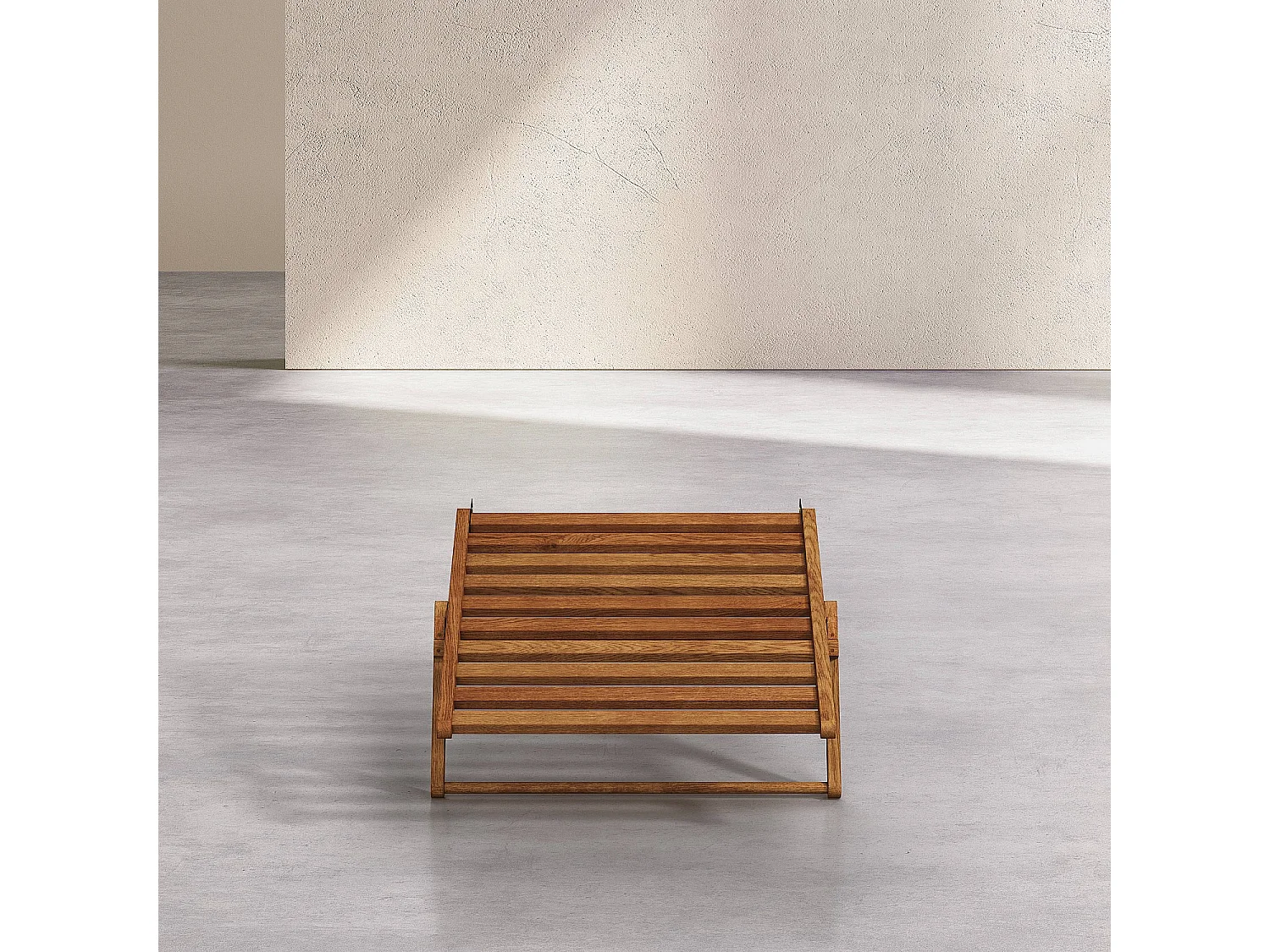 Habitat - Structure de repose-pieds en chêne pour chilienne - Naturel - Maui