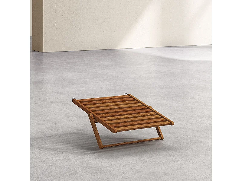 Habitat - Structure de repose-pieds en chêne pour chilienne - Naturel - Maui