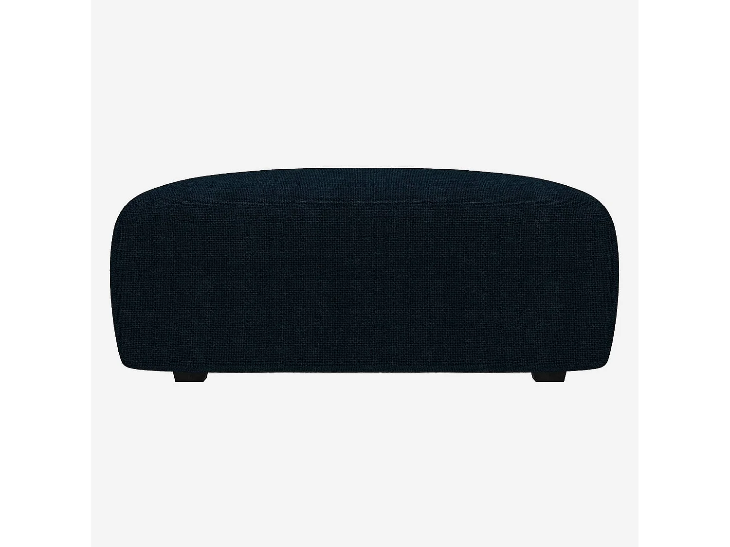 Habitat - Repose-pieds en tissu Melina - Bleu encre - Posada