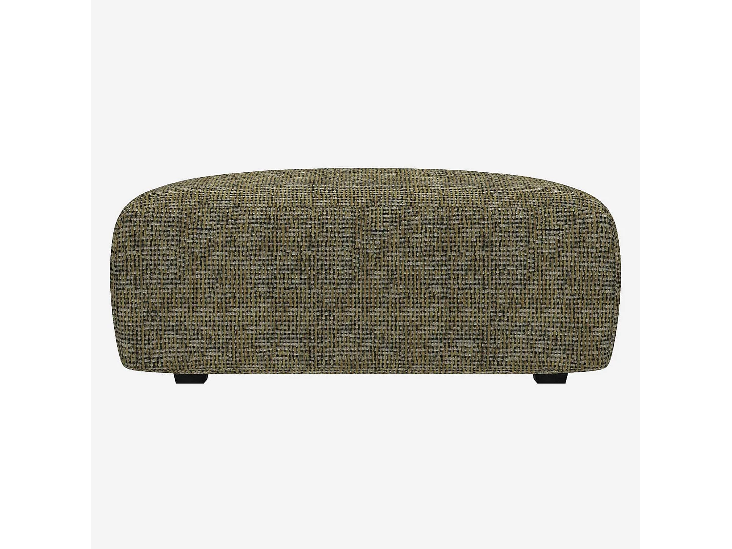 Habitat - Repose-pieds en tissu Alba - Vert orage - Posada