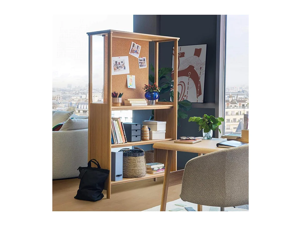 Habitat - Etagère haute en chêne - Design by Joachim Jirou-Najou - Henry