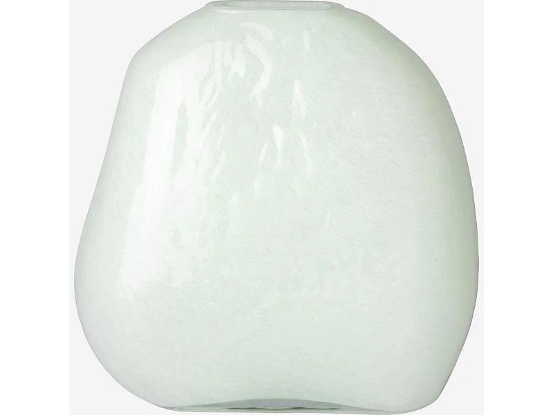 Habitat - Vase en verre soufflé - 28 cm - Vert - Aqua