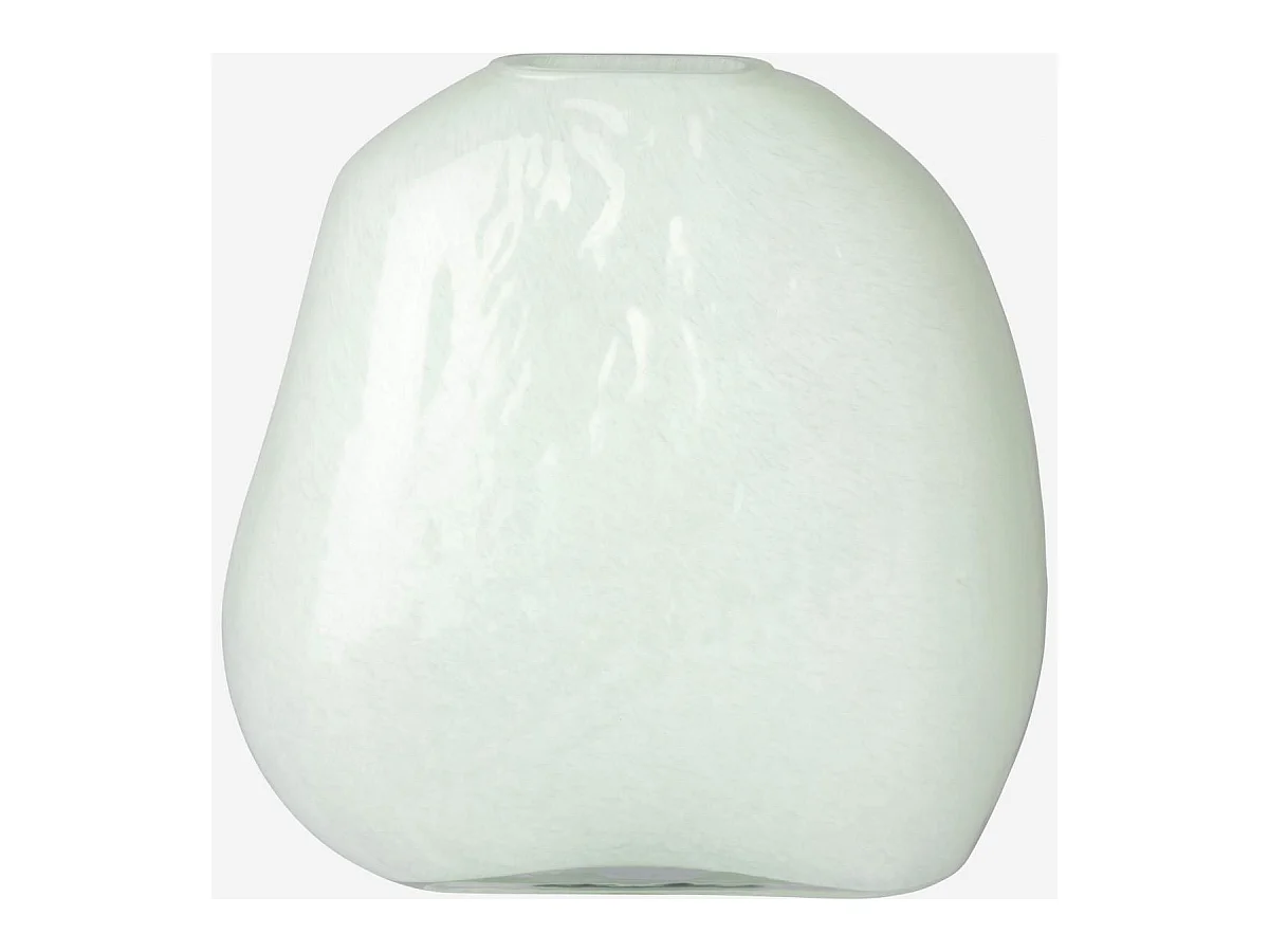 Habitat - Vase en verre soufflé - 28 cm - Vert - Aqua