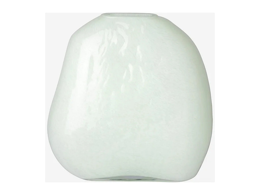 Habitat - Vase en verre soufflé - 28 cm - Vert - Aqua