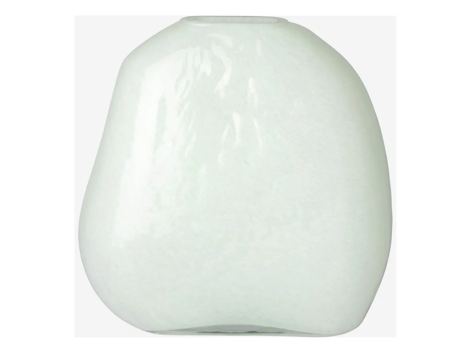 Habitat - Vase en verre soufflé - 28 cm - Vert - Aqua