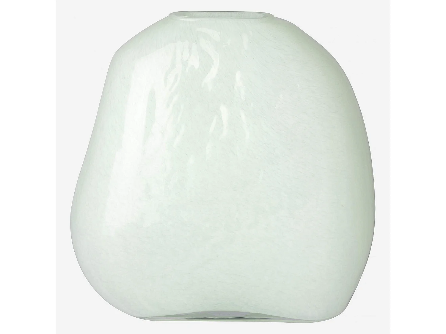 Vase en verre soufflé - 28 cm - Vert
