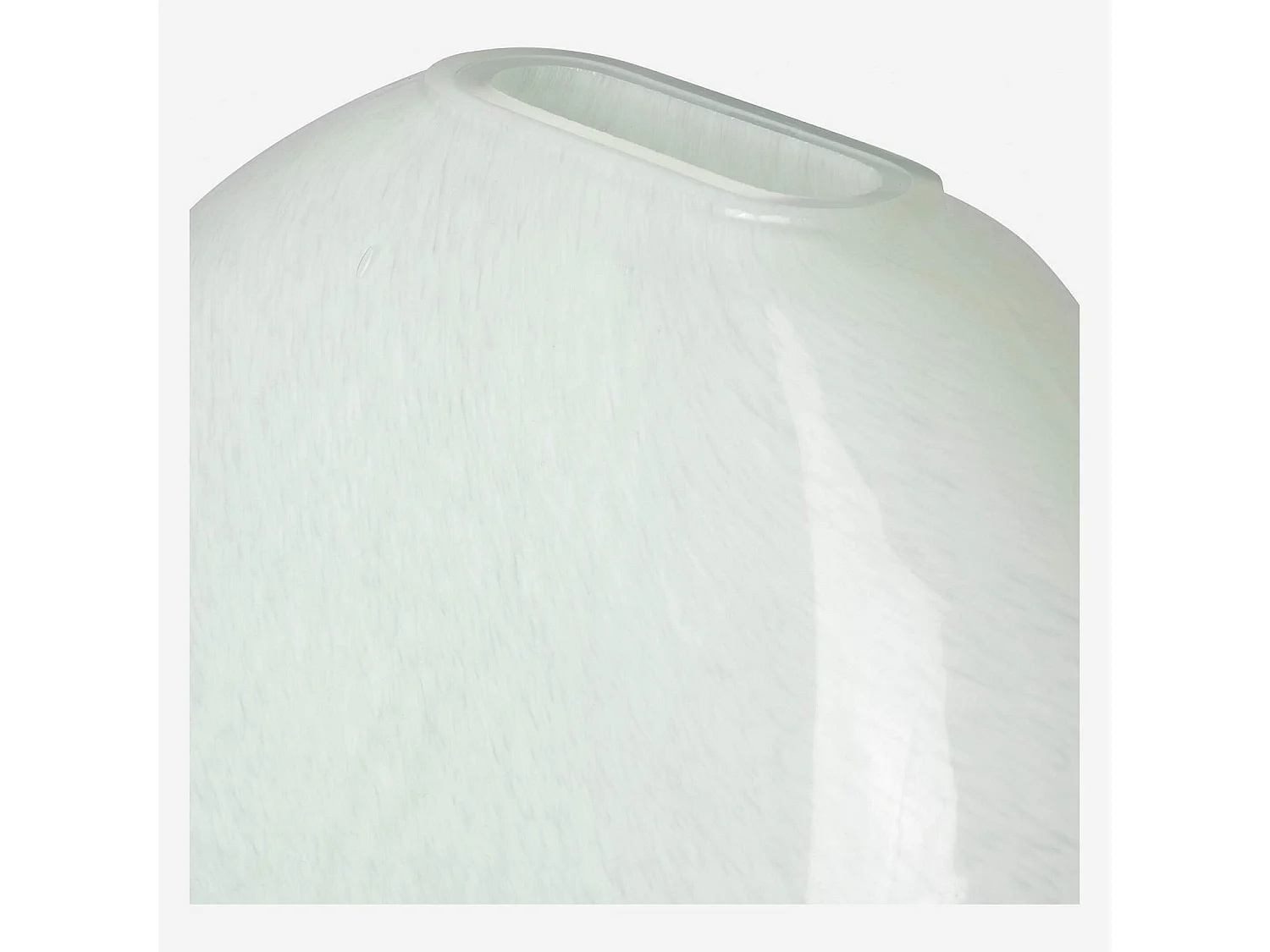 Vase en verre soufflé - 28 cm - Vert