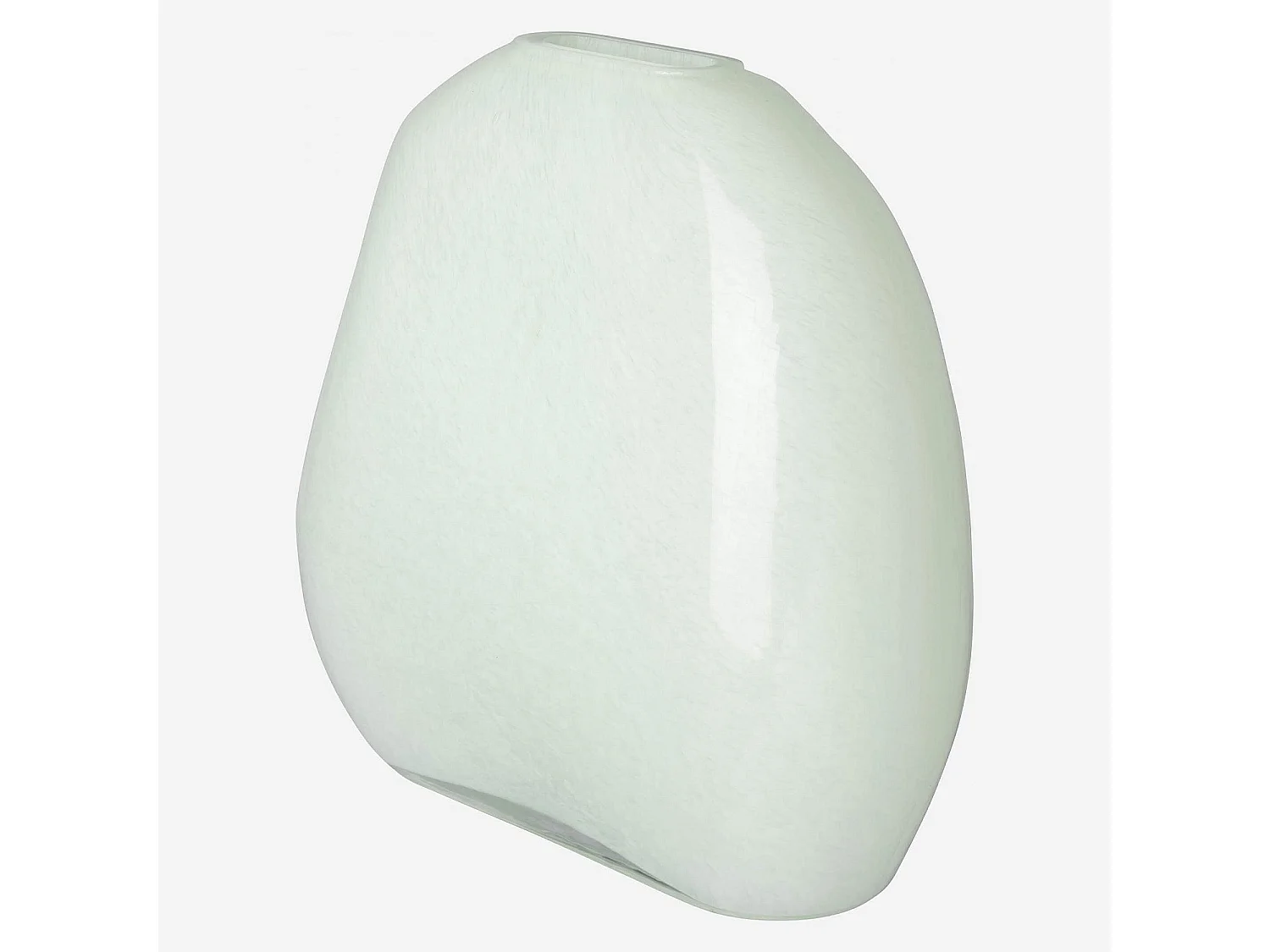 Vase en verre soufflé - 28 cm - Vert