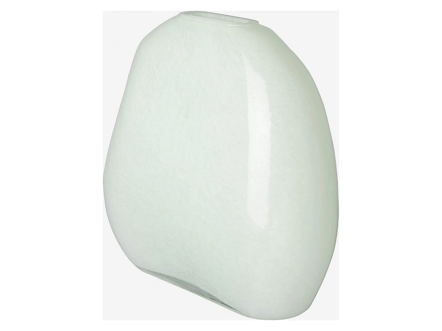 Habitat - Vase en verre soufflé - 28 cm - Vert - Aqua