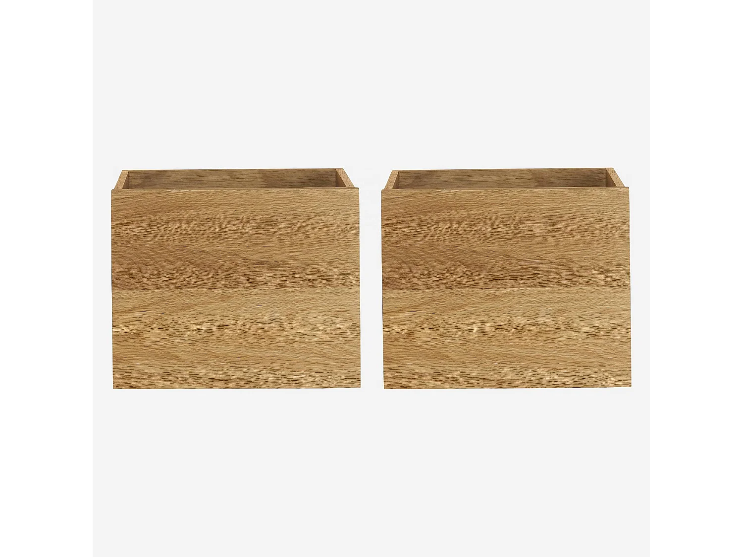 Habitat - Lot de 2 tiroirs en chêne massif - Naturel - Hana