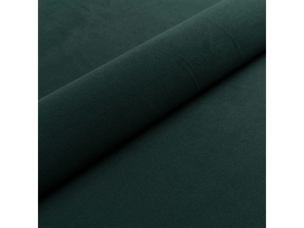 LIT TAPISSÉ Tissu Velvet Matelas Karpela 120x200 cm, Vert foncé
