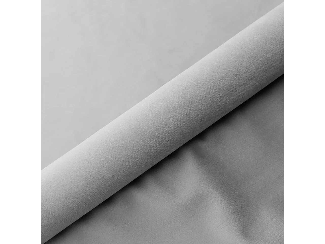 LIT TAPISSÉ Tissu Velvet Karpela 160x200 cm, Gris clair