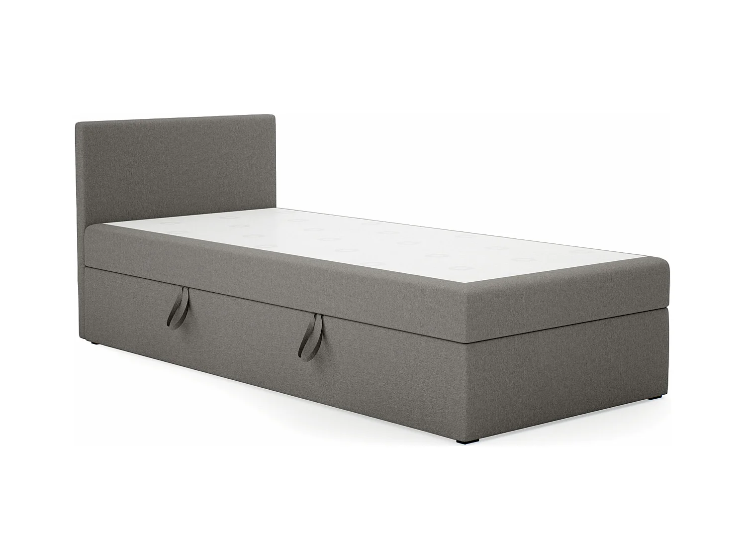 EINZELBETT Seite Links Torria Mini Basic 100x200 cm, Grau