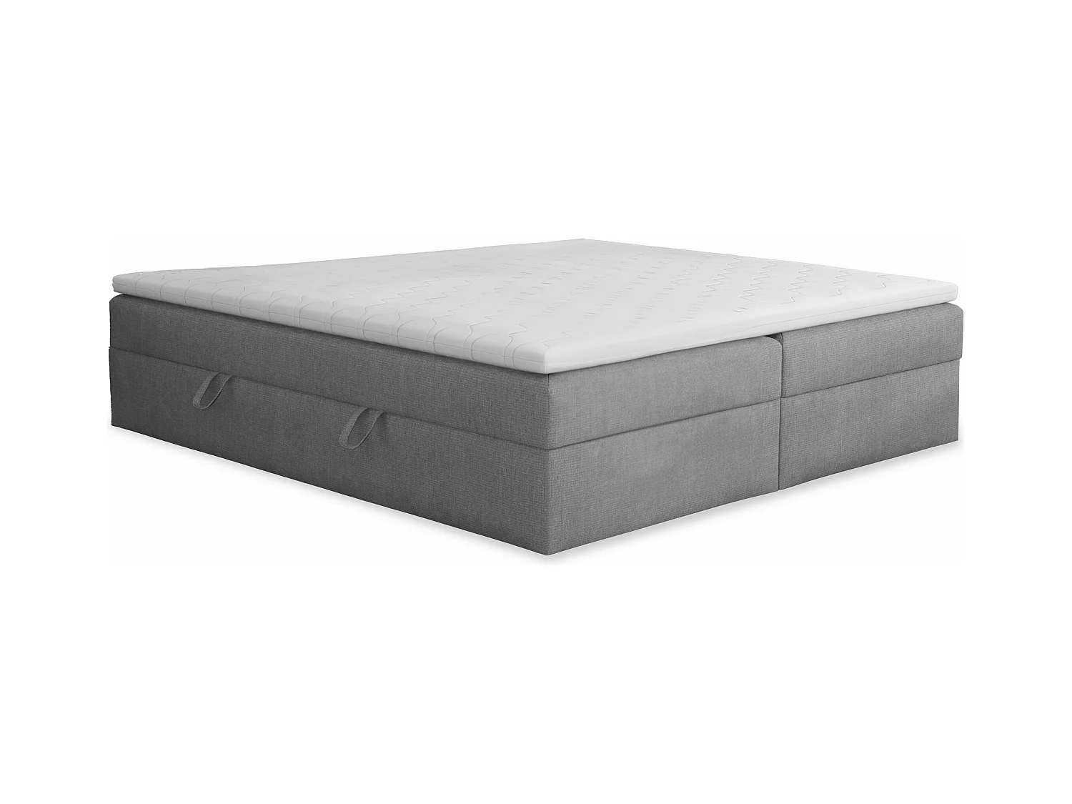 LIT BOXSPRING avec coffre de lit et surmatelas 160x200 cm, soro 93 – gris.