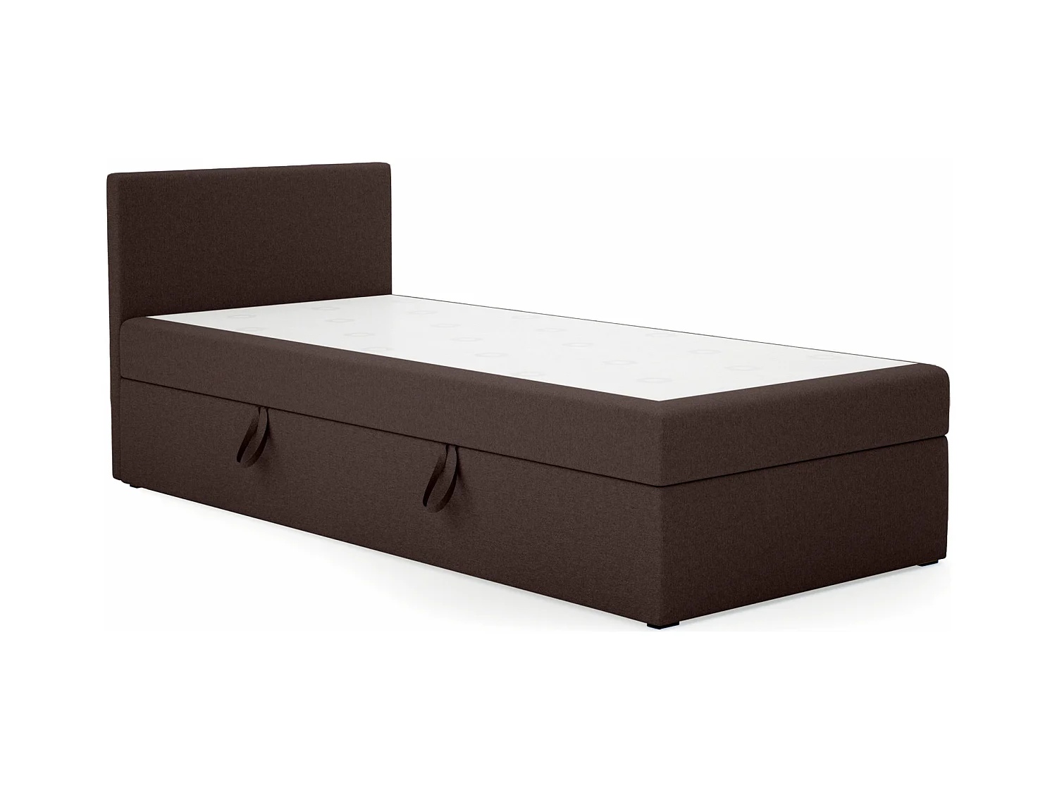 EINZELBETT Seite Links Torria Mini Basic 90x200 cm, Dunkelbraun