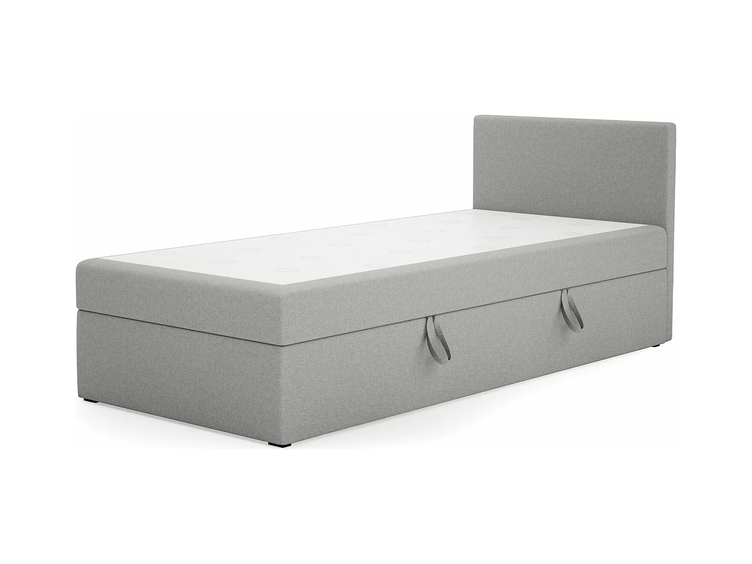 EINZELBETT Seite Rechts Torria Mini Basic 80x200 cm, Hellgrau