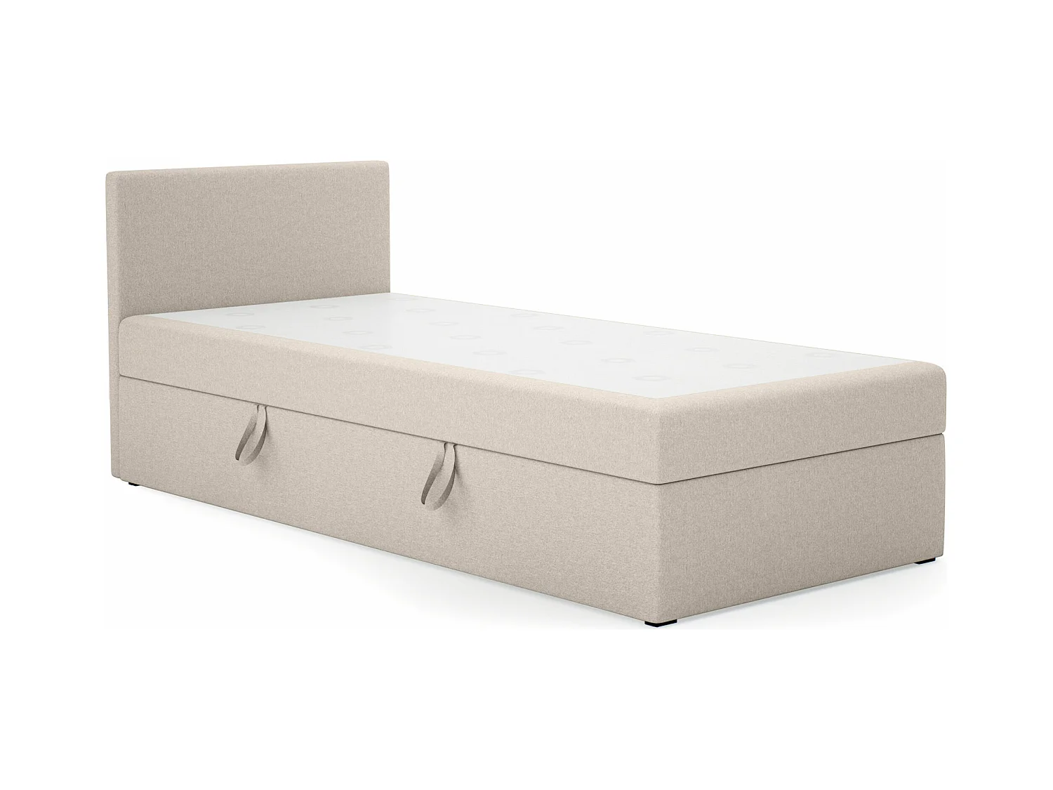 EINZELBETT Seite Links Torria Mini Basic 90x200 cm, Beige