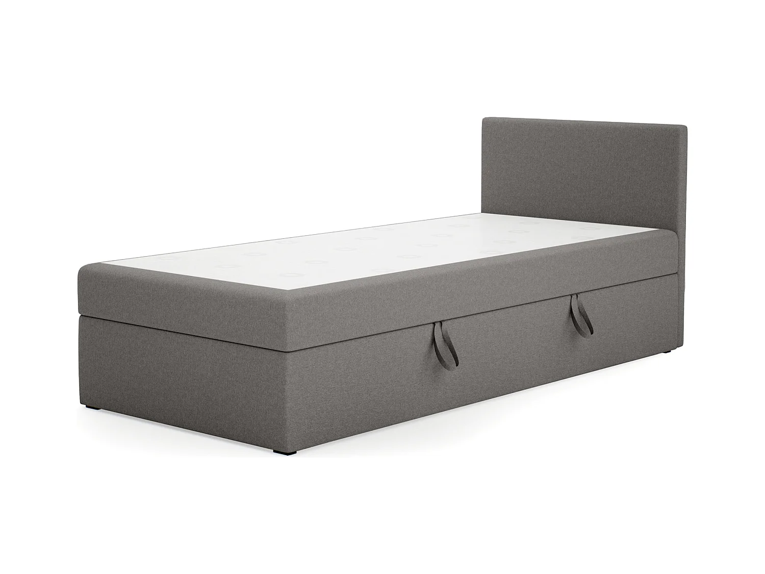 EINZELBETT Seite Rechts Torria Mini Basic 90x200 cm, Grau