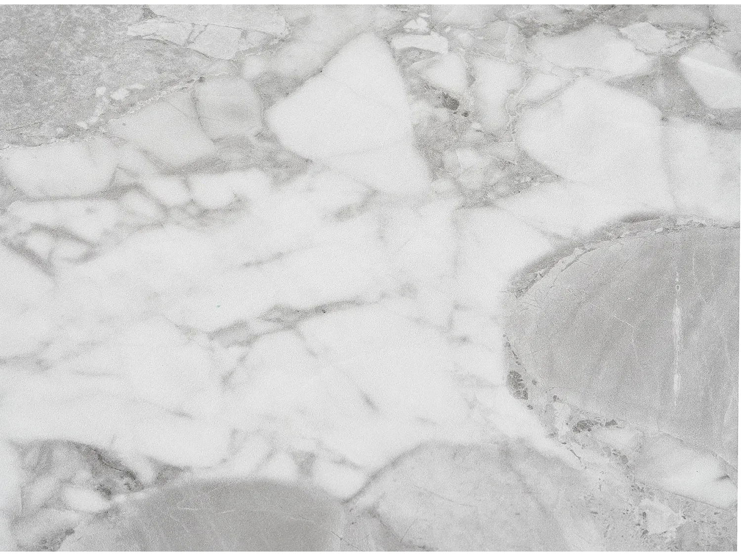 Table à manger ronde BRITO Ø120 – Effet marbre & métal noir