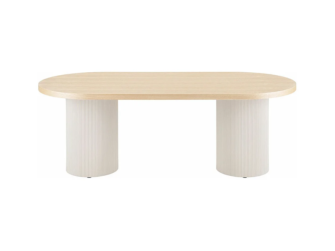 Solva table à manger couleur sable, naturel.