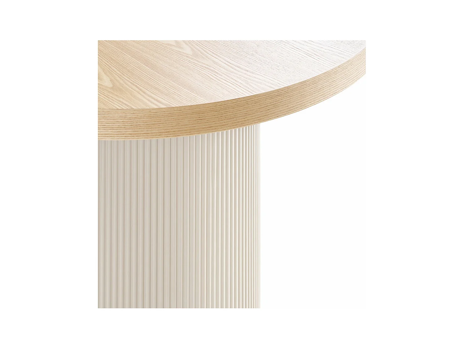 Solva table à manger couleur sable, naturel.