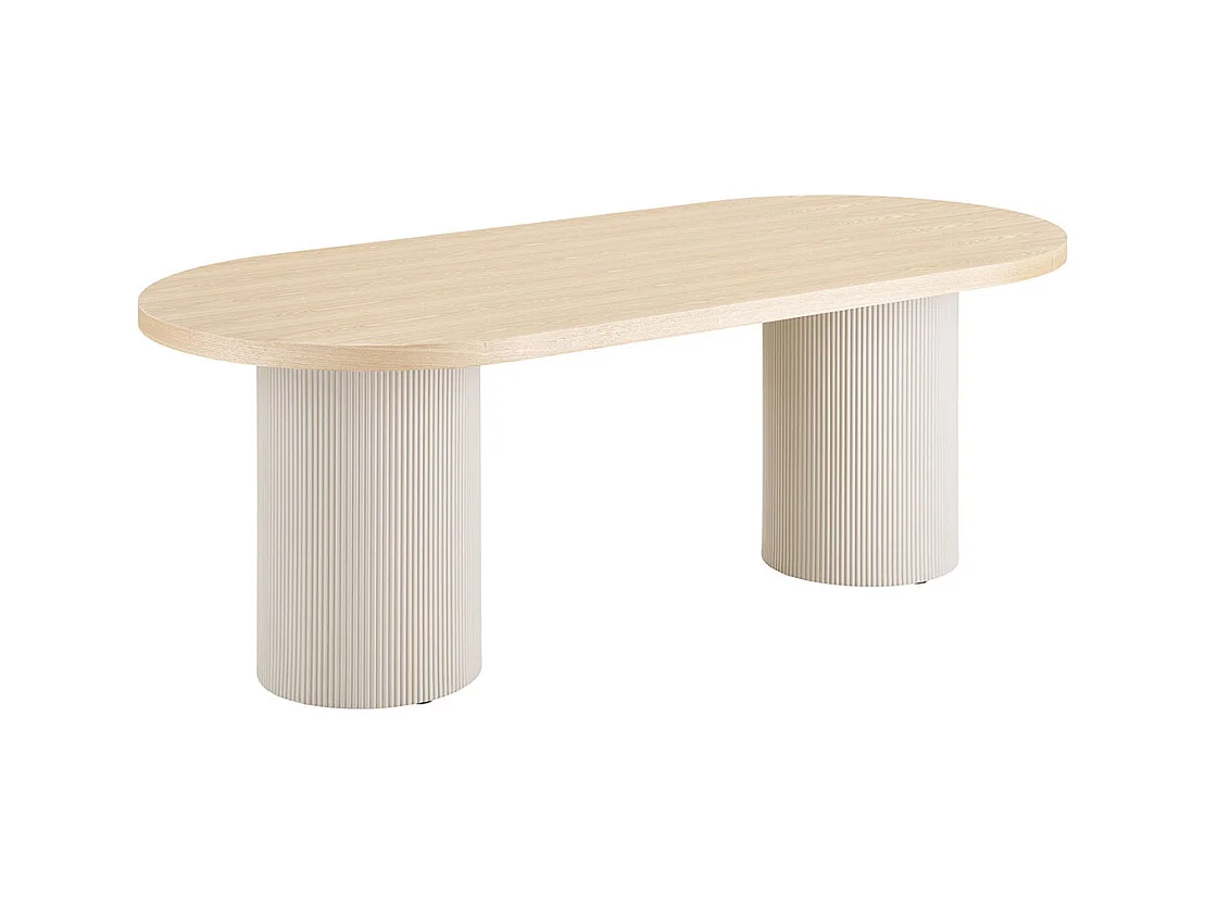 Solva table à manger couleur sable, naturel.