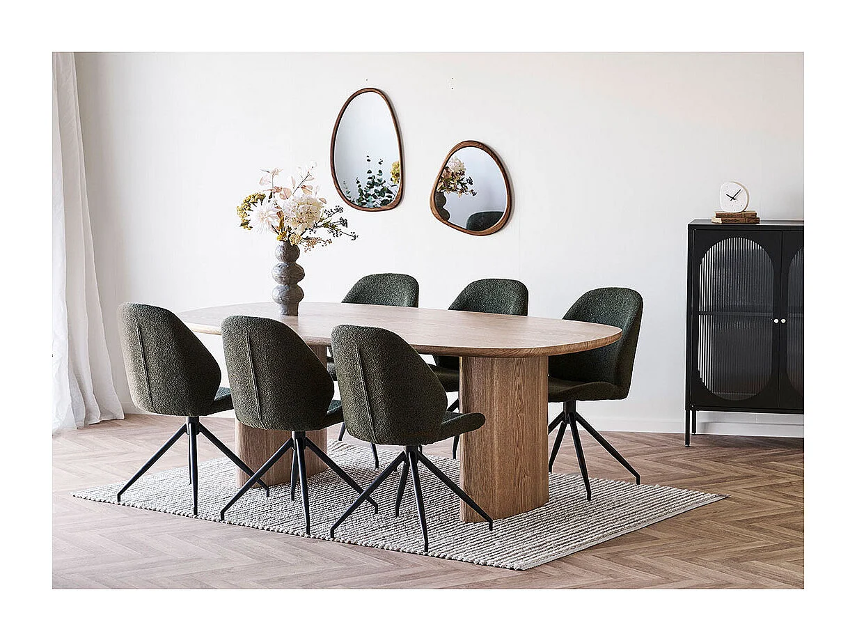 Serra Esstisch Aschefurnier.