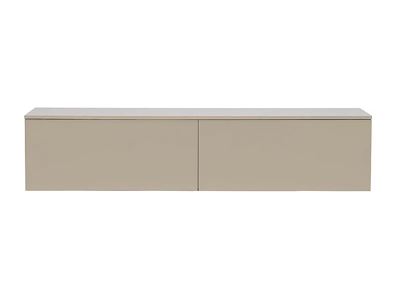 Meuble TV Design "Frihamn" 160cm Beige