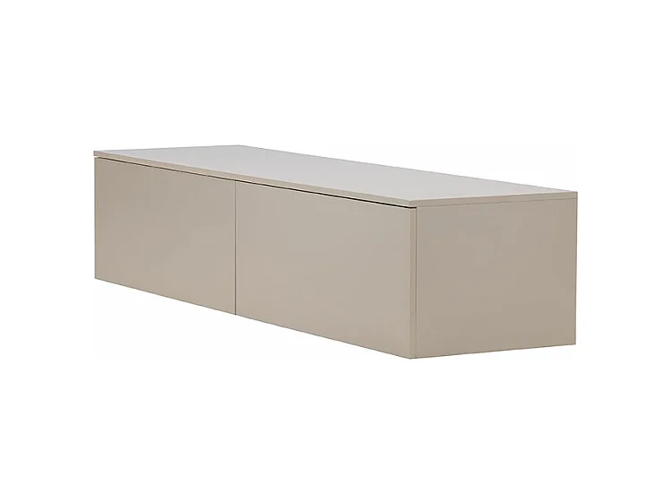 Meuble TV Design "Frihamn" 160cm Beige