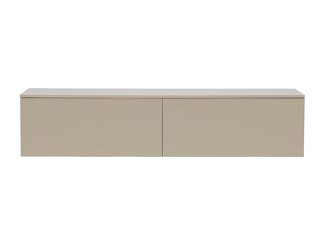 Meuble TV Design "Frihamn" 160cm Beige