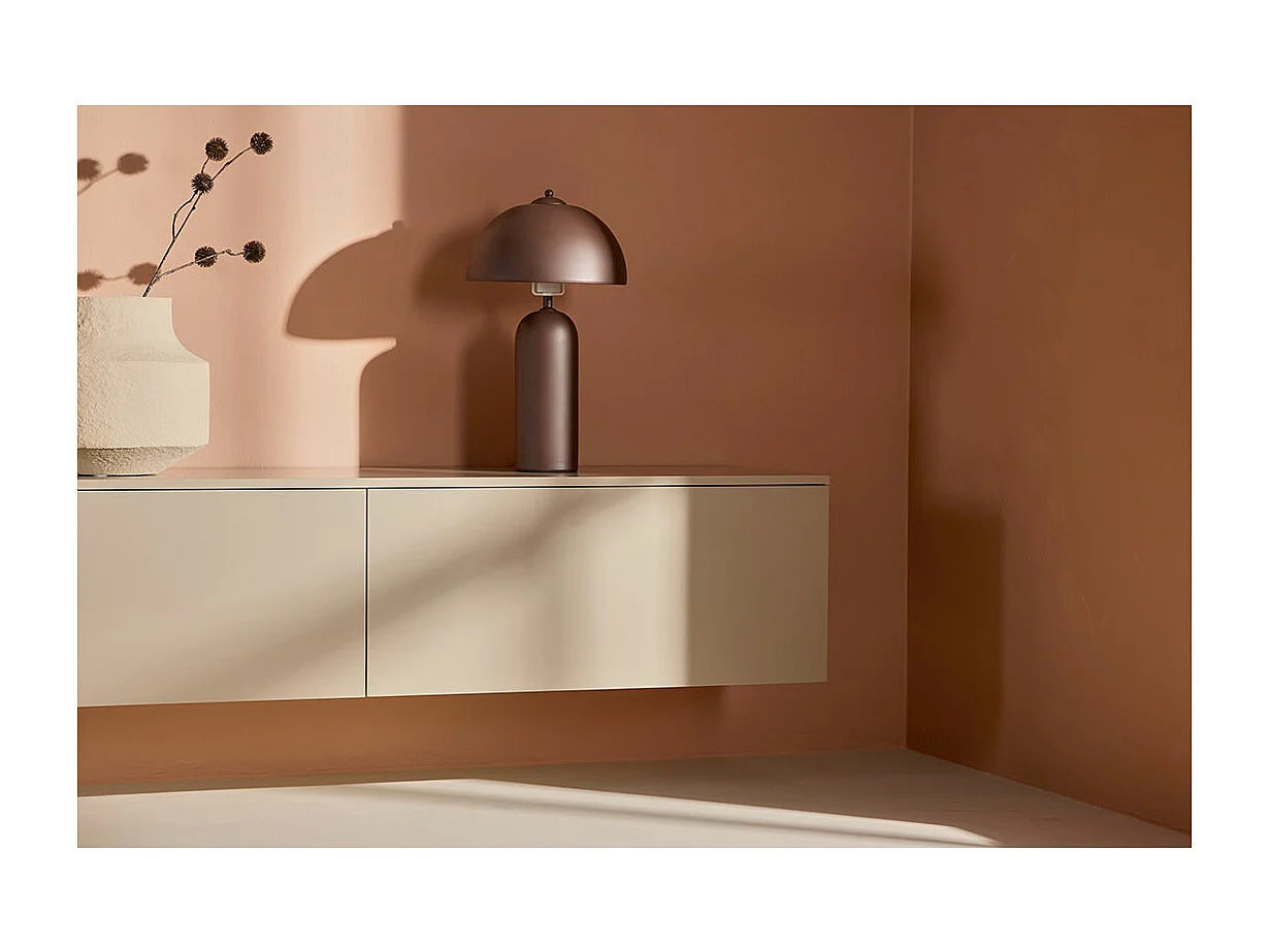 Meuble TV Design "Frihamn" 160cm Beige