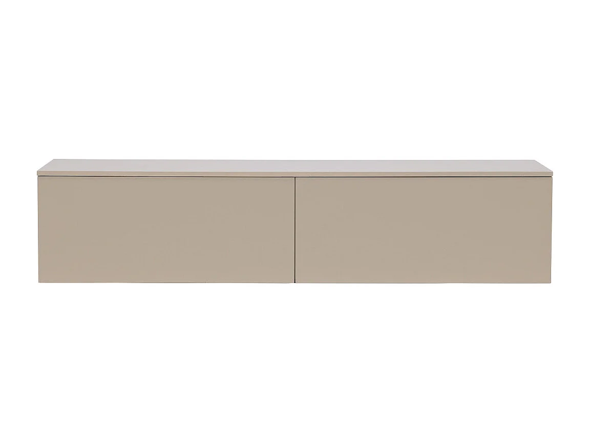 Meuble TV Design "Frihamn" 160cm Beige