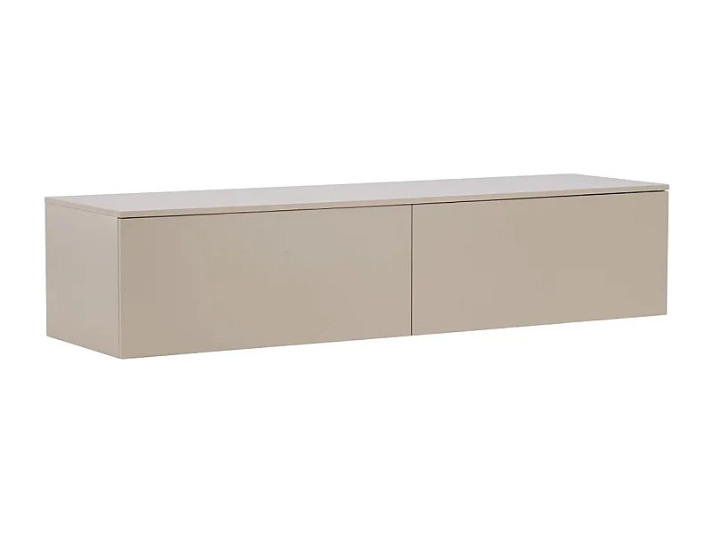 Meuble TV Design "Frihamn" 160cm Beige