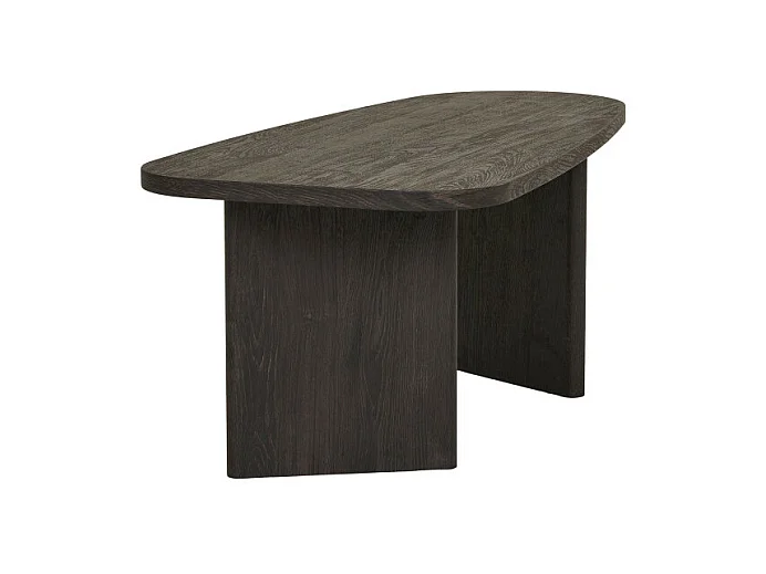 Melo table basse brun foncé.