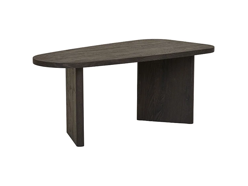 Melo table basse brun foncé.
