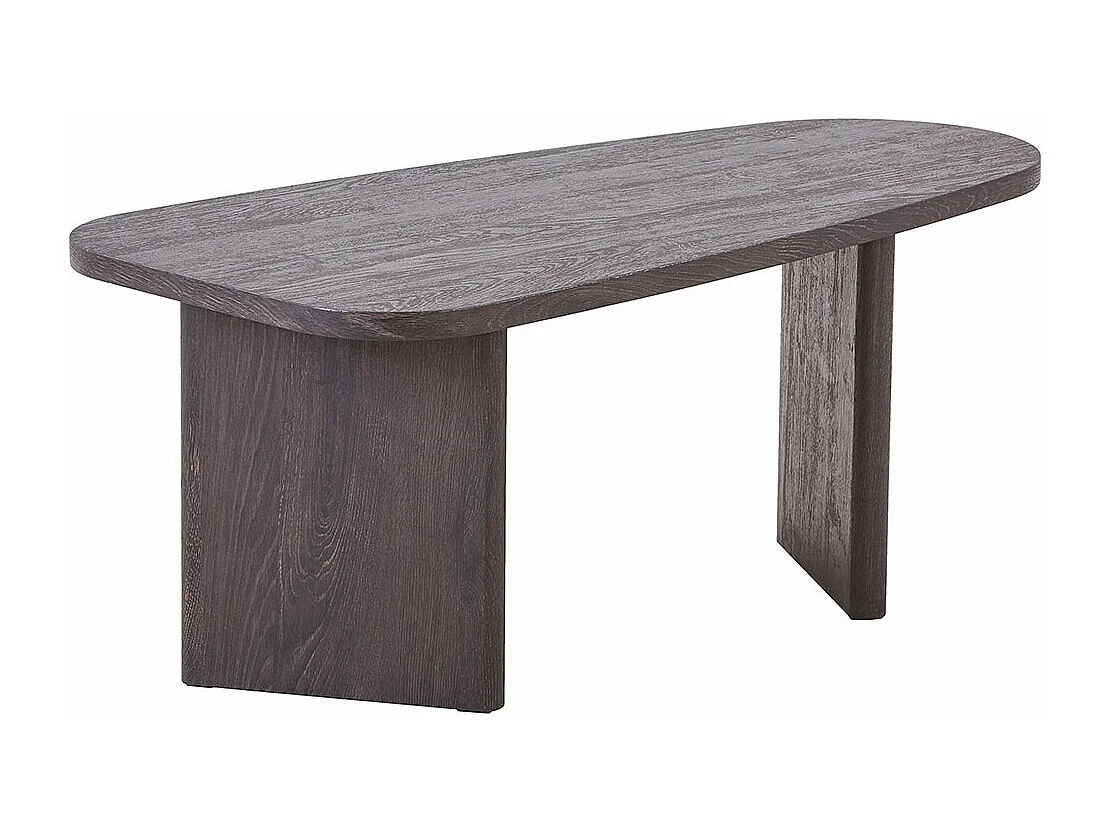 Melo table basse brun foncé.
