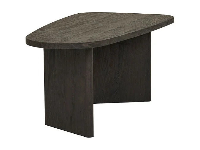 Melo table basse brun foncé.