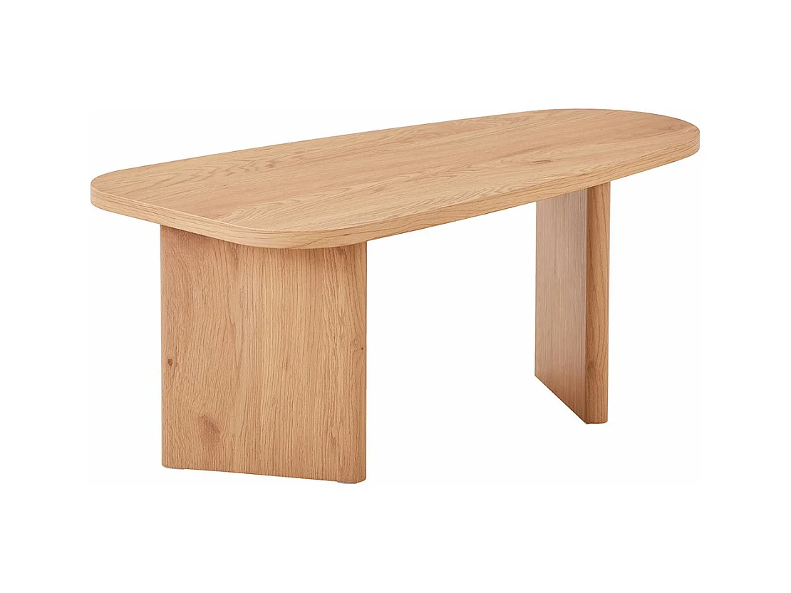 Melo salontafel 50x100x41 cm natuur.