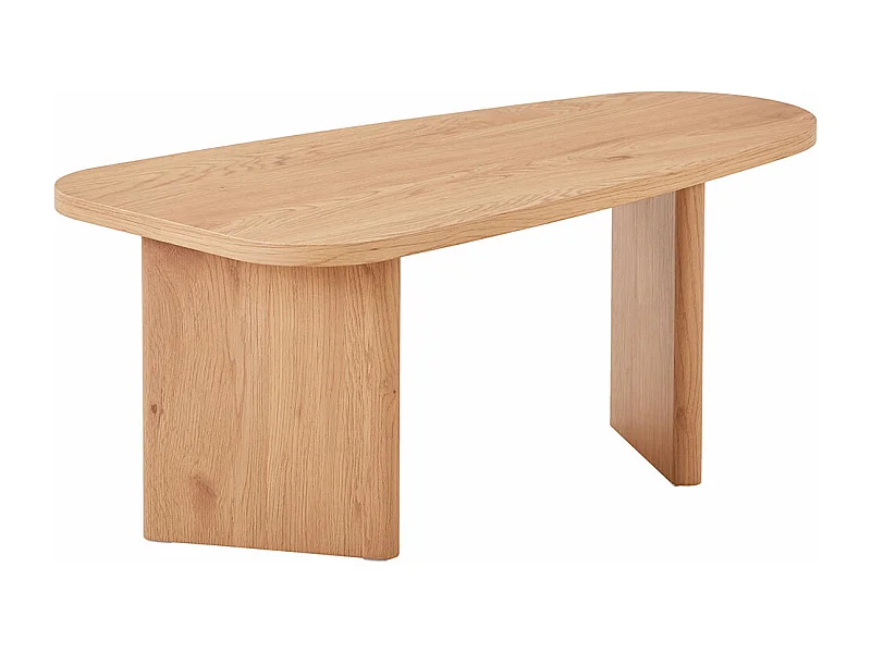 Melo table basse 50x100x41 cm naturel.