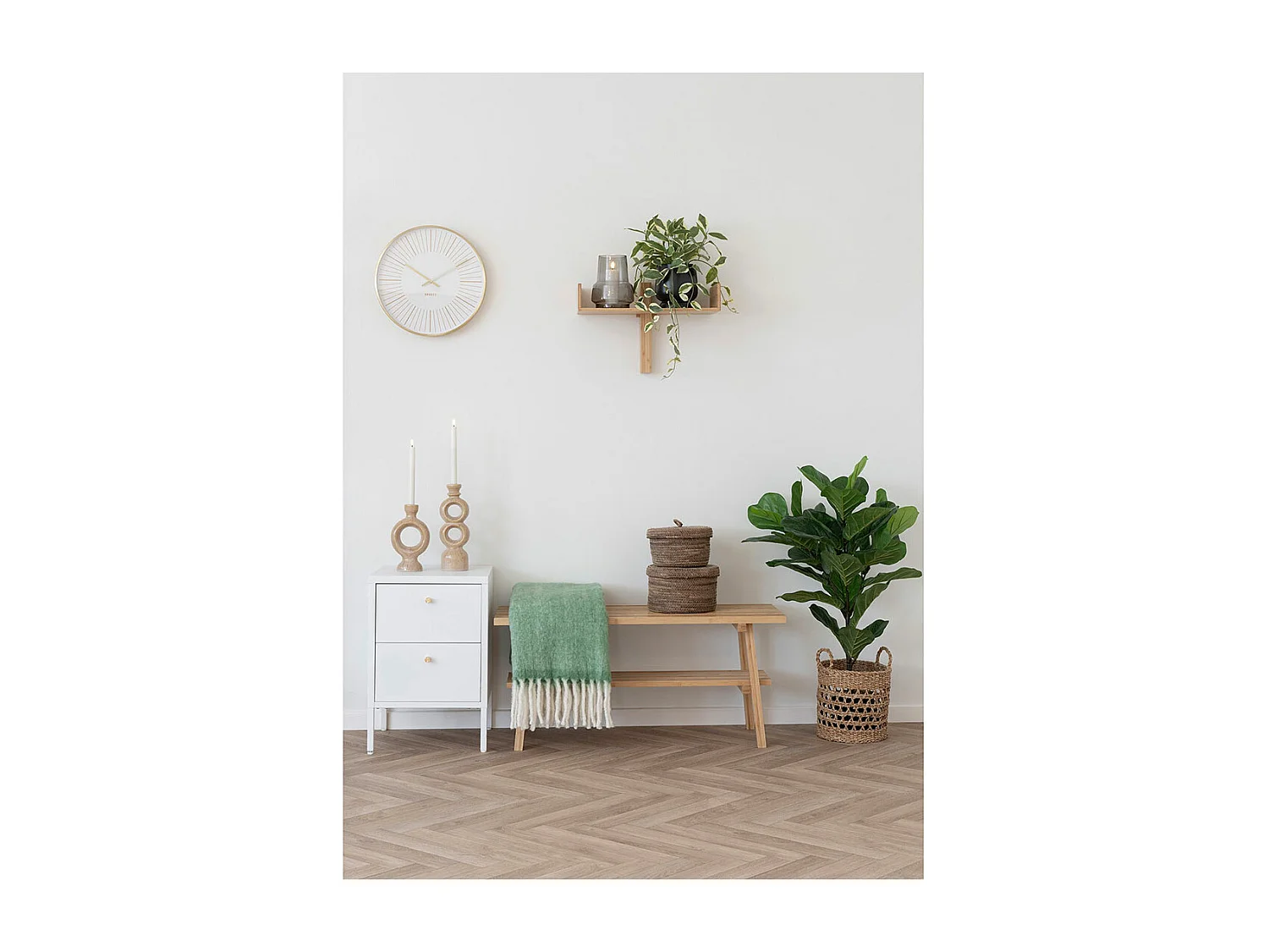 Carmel plaid 130x170cm vert.