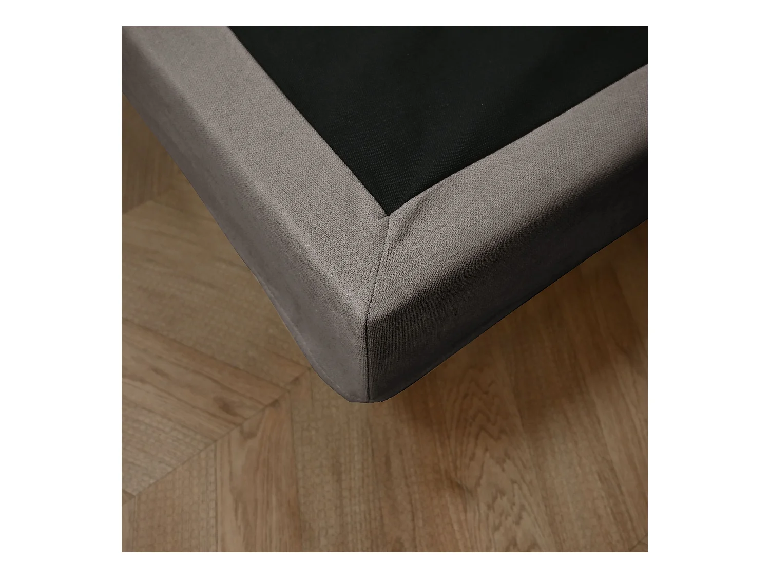 Cache-sommier beige RONDA 90x190 cm - SOMEO - Ronda