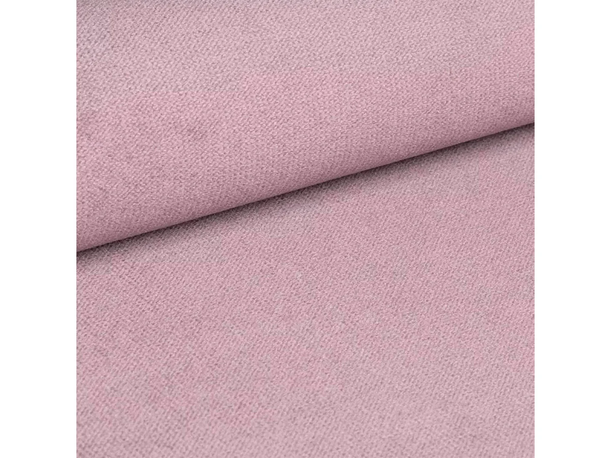 Canapé convertible 3 places en velours rose WILSON