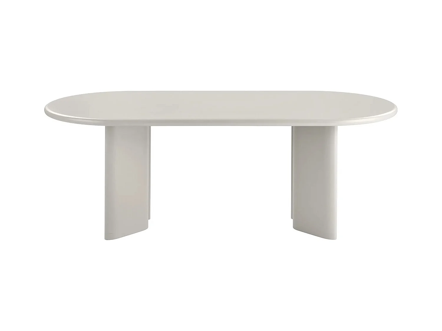 Table à manger ovale NAGANO 220cm – Bois grège