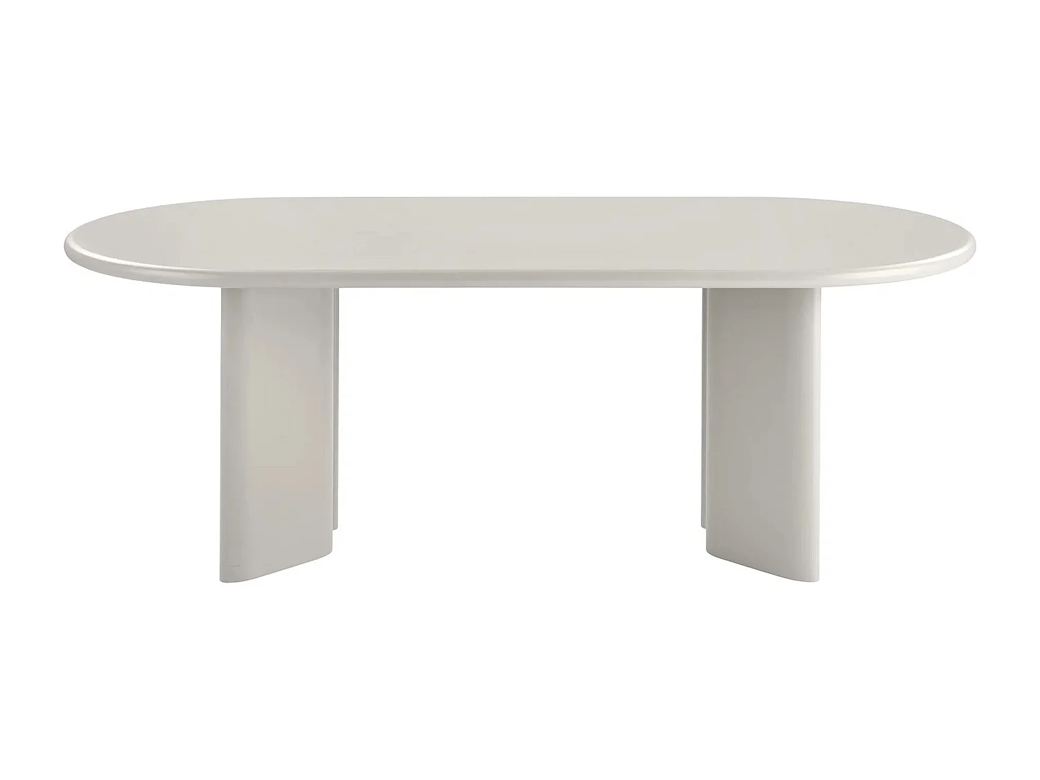 Table à manger ovale NAGANO 220cm – Bois grège